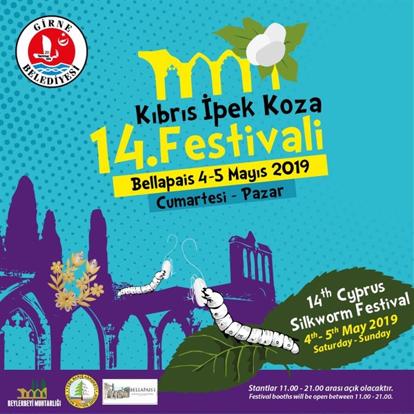 14. Kıbrıs İpek Koza Festivali 4 -5 Mayıs’ta