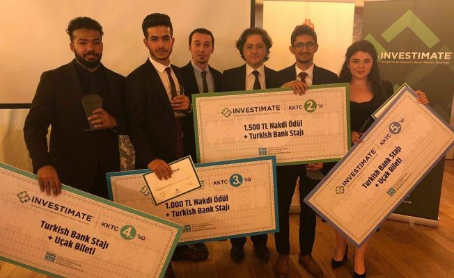DAÜ Bankacılık ve Finans öğrencileri “INVESTIMATE” yarışmasını domine etti