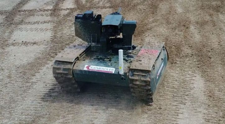 Türkiye'nin insansız kara aracı UKAP göreve hazır