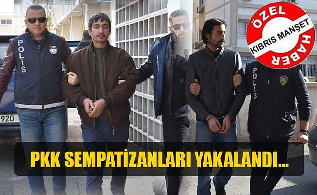 PKK sempatizanları ihbar üzerine yakalandı…