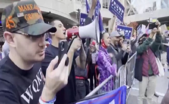 Trump ve Biden destekçileri karşı karşıya geldi
