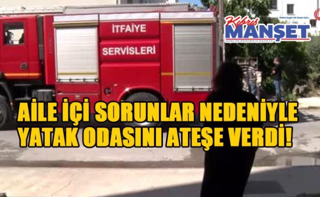 Boğazköy'de yangın!