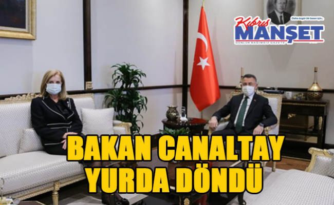 Bakan Canaltay Ankara’daki temaslarını tamamladı