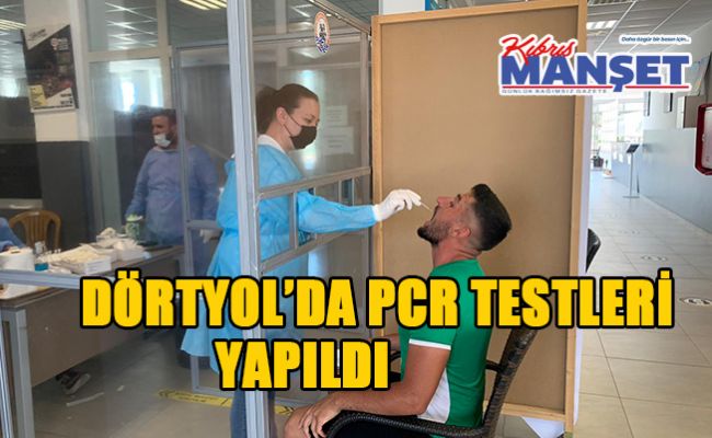 Mesarya’nın yeşil beyazlı ekibi PCR test yaptırdı