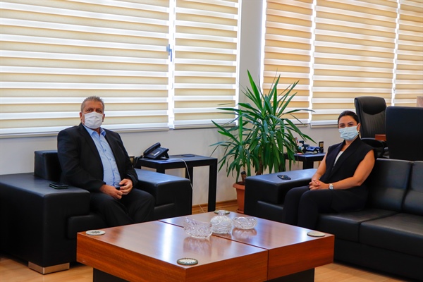 HP Milletvekili Baybars, Gazimağusa Belediye Başkanı Arter’i ziyaret etti