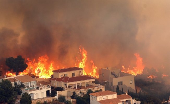 İspanya'da orman yangınları nedeniyle en az 800 kişi tahliye edildi