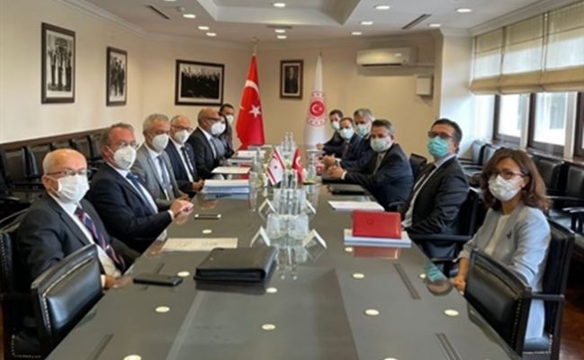 KKTC heyeti, Türkiye Dışişleri Bakanlığı’nda görüşmelerde bulundu