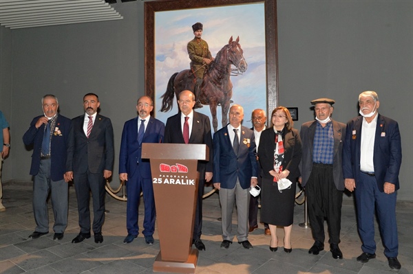 Cumhurbaşkanı Tatar, Gaziantep’te Kıbrıs gazileriyle buluştu