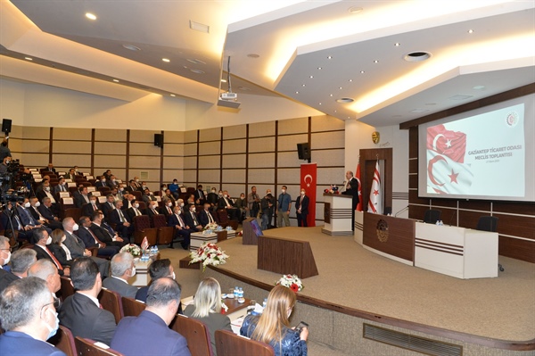 Cumhurbaşkanı Tatar, Gaziantep Ticaret Odası Meclisi toplantısında hitap etti