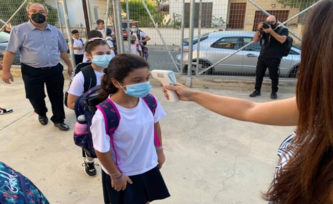 Güney Kıbrıs’taki İlkokullarda maske kullanımı bugünden itibaren zorunlu