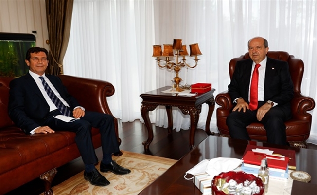 Cumhurbaşkanı Tatar, Merkez Bankası Başkanı Günay ile görüştü