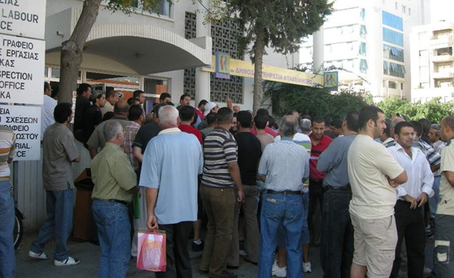 Güney Kıbrıs'ta kayıtlı işsiz sayısında bir ayda 3 bin artış