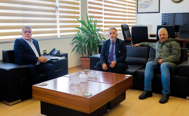 KITSAB Başkanı Orhan Tolun  Belediye Başkanı İsmail Arter’i ziyaret etti