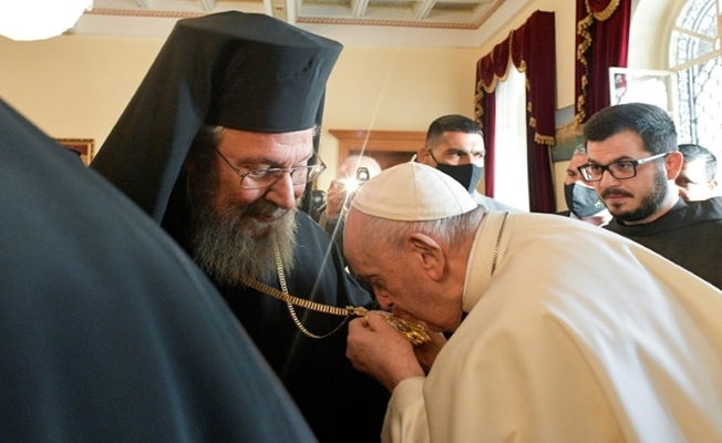 Papa Francis Güney Kıbrıs ziyaretini tamamladı