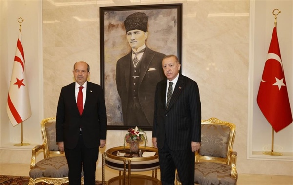 Tatar: “Cumhurbaşkanı Erdoğan ile yararlı bir görüşme yaptık. Türkiye’nin KKTC’ye desteği her alanda sürecek”