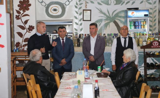 DP Girne Milletvekili Adayı Serhat Akpınar temaslarda bulunmaya devam ediyor