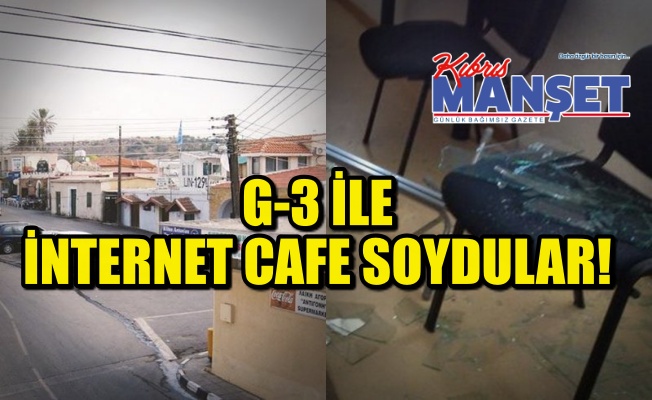 Pile’de bir internet cafe G-3 ile soyuldu