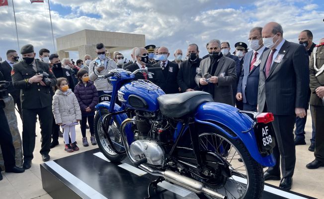 Tarihi motosikleti Erbil Arkın restore ettirdi