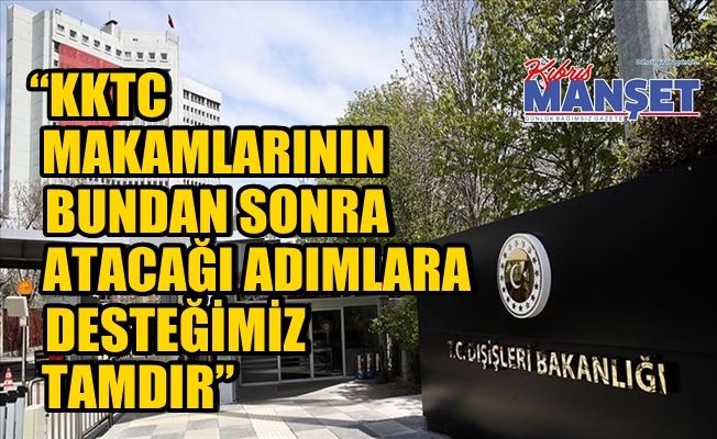 Türkiye'den BMGK kararına karşı KKTC'ye destek açıklaması