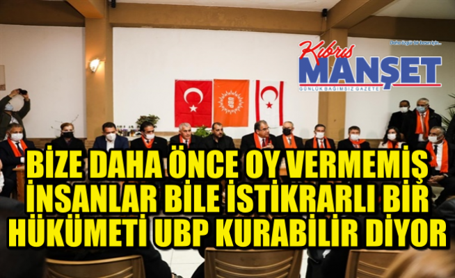 UBP Genel Başkanı Başbakan Faiz Sucuoğlu ve milletvekili adayları,  Alayköy'ü ziyaret etti