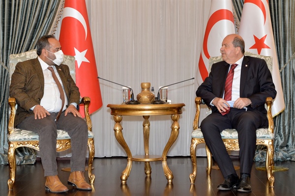 Cumhurbaşkanı Tatar Gaziantep Basın Cemiyeti heyetini kabul etti