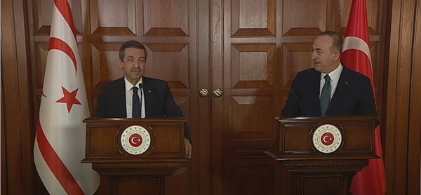 Ertuğruloğlu ve Çavuşoğlu Ankara’da ortak basın toplantısı düzenledi