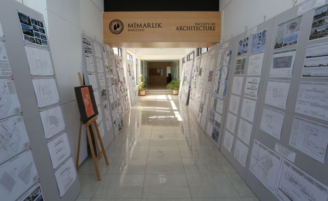 LAÜ Mimarlık Fakültesi Tasarım atölyelerinde üretilen çalışmalar sergilendi