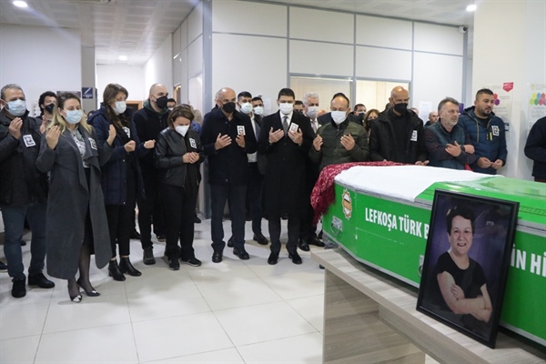 Nilsev Akalınlı için Gelir ve Vergi Dairesi’nde cenaze töreni düzenlendi