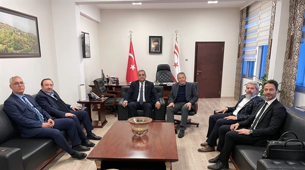 Sucuoğlu, KIBTES ve TC MEMUR-SEN heyetini kabul etti