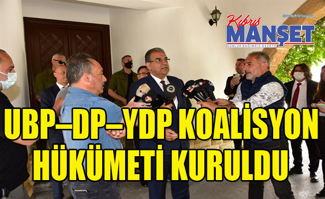 UBP–DP–YDP koalisyon hükümeti kuruldu