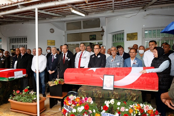 Cumhurbaşkanı Tatar  Kıbrıs gazilerinin cenaze törenine katıldı