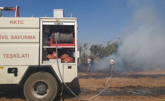 Sivil Savunma, Koruçam’daki yangına müdahale ettiğini açıkladı