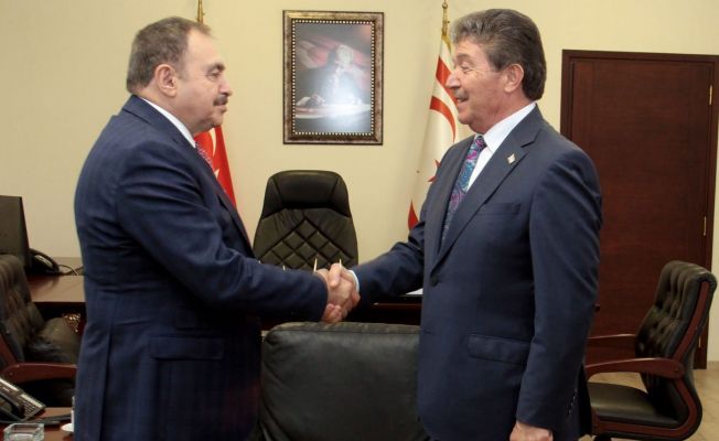Başbakan Üstel, AK Parti Milletvekili Veysel Eroğlu’nu kabul etti