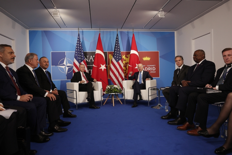 Türkiye Cumhurbaşkanı Erdoğan, ABD Başkanı Biden İle Görüştü