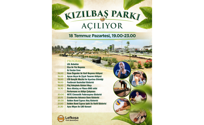LTB Kızılbaş Parkı, 18 Temmuz’da açılıyor