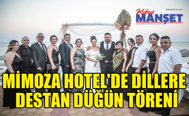 Mimoza Hotel'de dillere destan düğün töreni