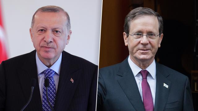 Erdoğan, İsrail Cumhurbaşkanı Herzog İle Diplomatik İlişkilerin En Üst Seviyeye Çıkarılmasını Görüştü