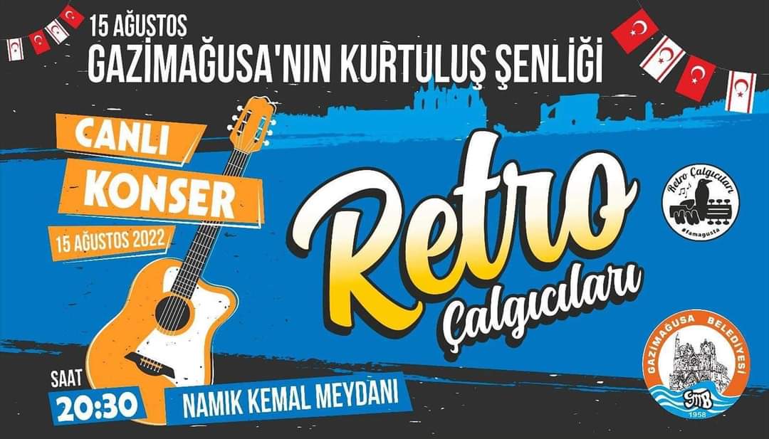 Retro Çalgıcıları Gazimağusa'nın Kurtuluşu Günü Nedeniyle Yarın Akşam Konser Verecek