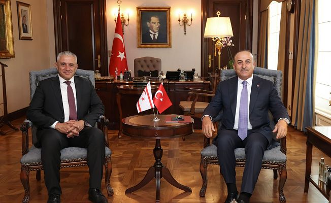 Taçoy, Türkiye Dışişleri Bakanı Çavuşoğlu İle Görüştü