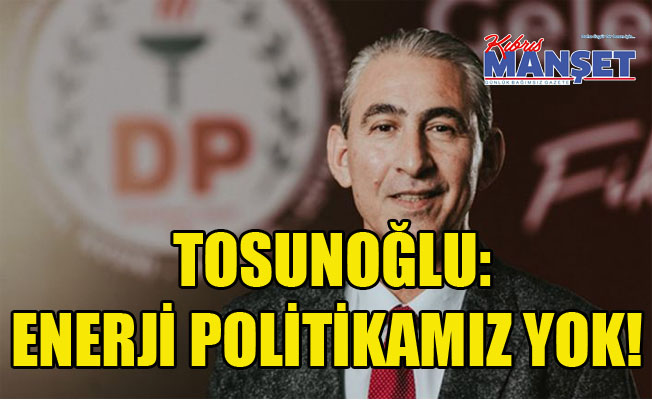 Tosunoğlu: Enerji politikamız yok!