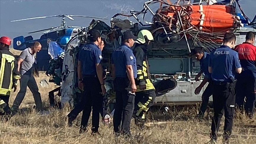 Denizli'deki Helikopter Kazasında 2 Kişi Hayatını Kaybetti