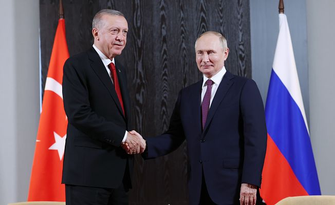 Erdoğan, Putin İle Bir Araya Geldi