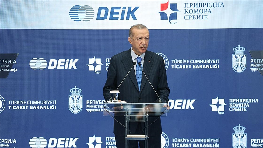 TC Cumhurbaşkanı Erdoğan, Türkiye-Sırbistan İş Forumu'nda Konuştu