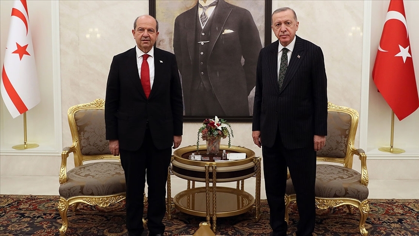 TC Cumhurbaşkanı Erdoğan, Cumhurbaşkanı Tatar İle Telefonda Görüştü