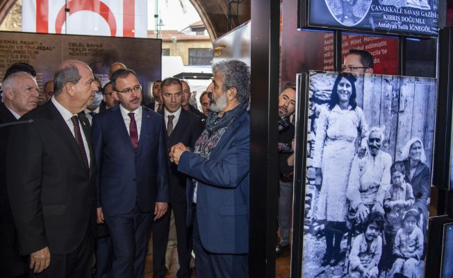 “Cumhuriyet’in 100. Yılında Milli Mücadele ve Kıbrıs Türkleri Sergisi” Bedesten’de açıldı
