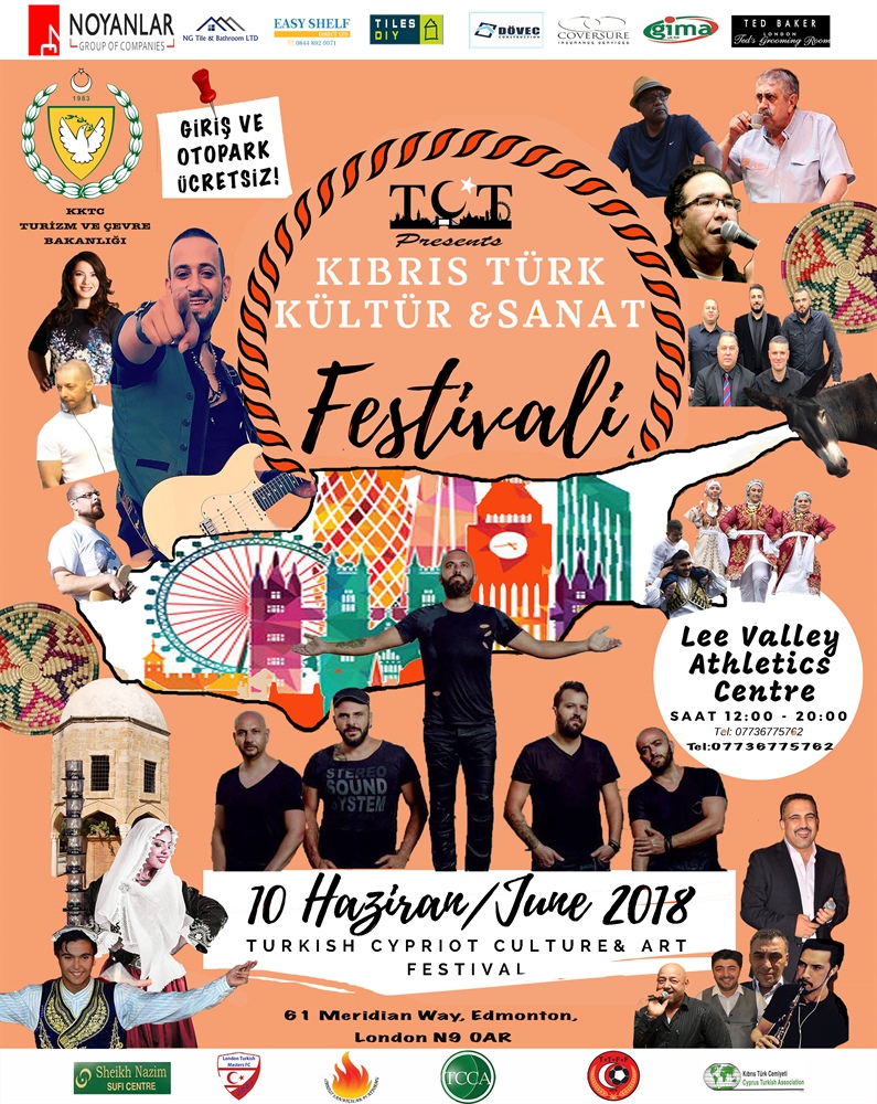 Londra’da “Kıbrıs Türk Kültür Sanat Festivali” Pazar Günü Yapılıyor...
