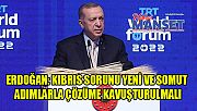 Erdoğan: Kıbrıs sorunu yeni ve somut adımlarla çözüme kavuşturulmalı